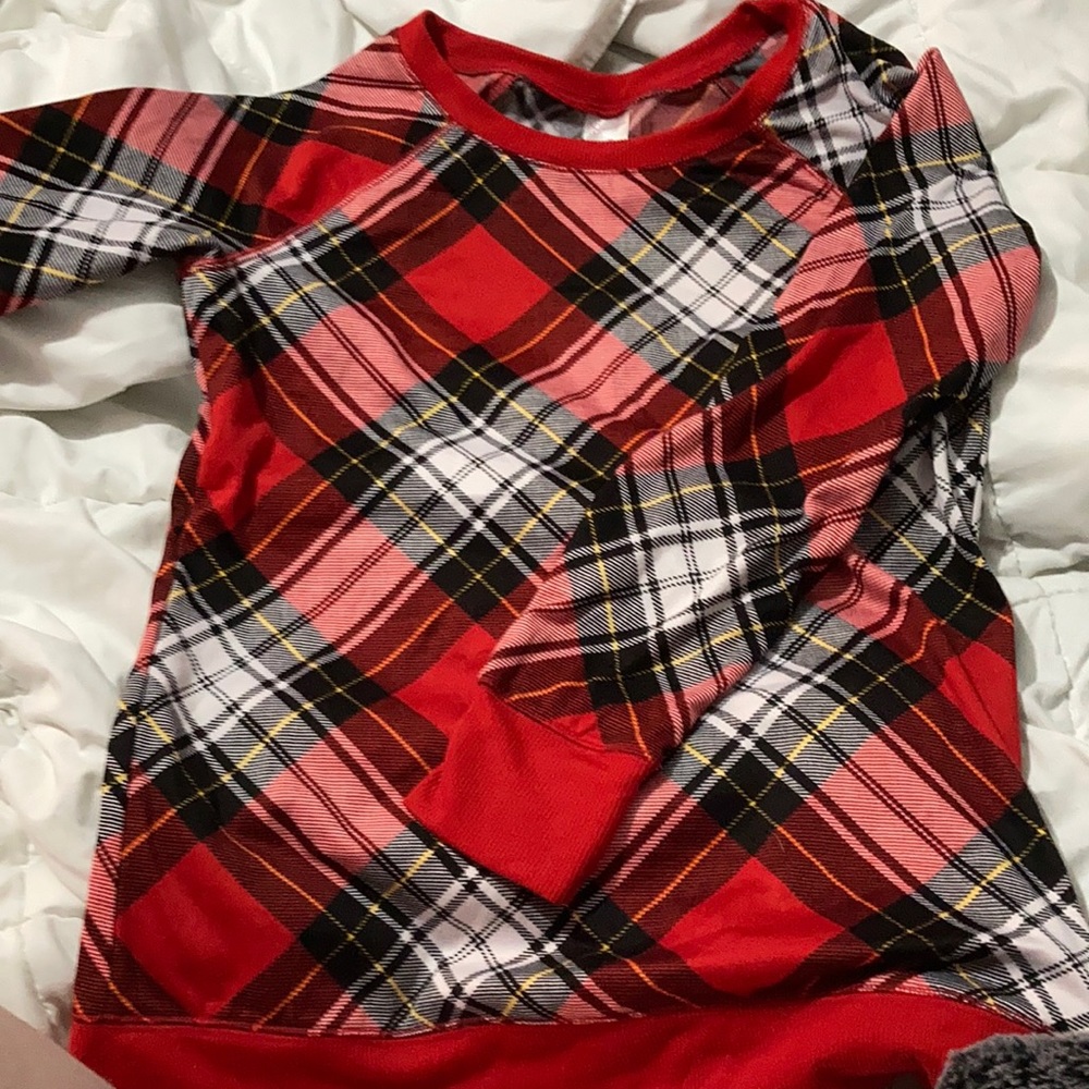 No boundaries long sleeve plaid shirt medium